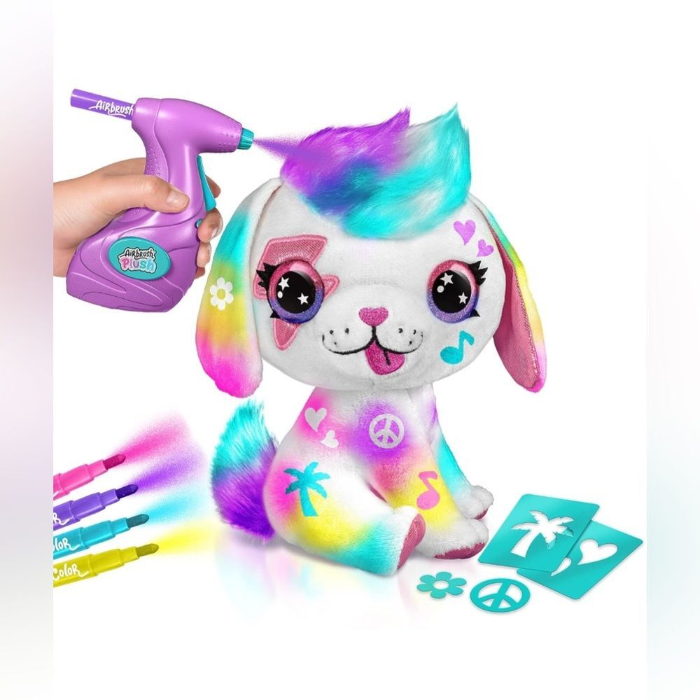 Canal Toys Airbrush Plush Large Puppy! Decorate, wash, Repeat! - Picture 7 of 12